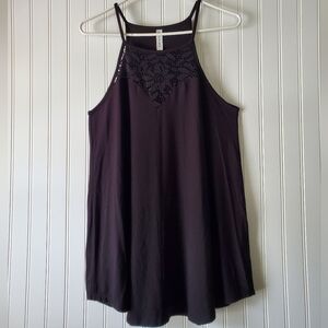 CLEARANCE! Zenana Signature Lace Tank Top Women's Sz L